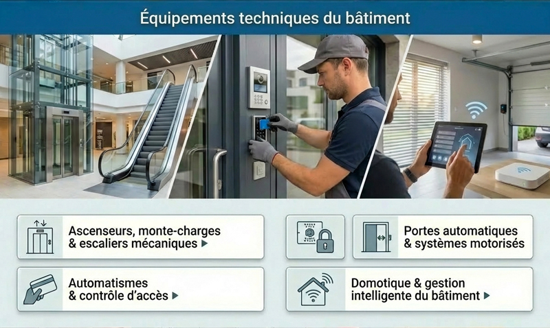 Équipements techniques du bâtiment 