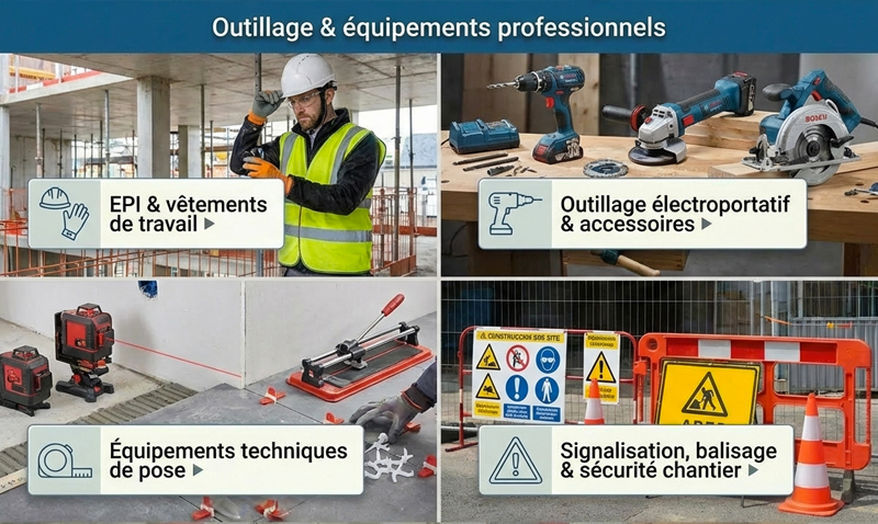 Outillage & équipements professionnels