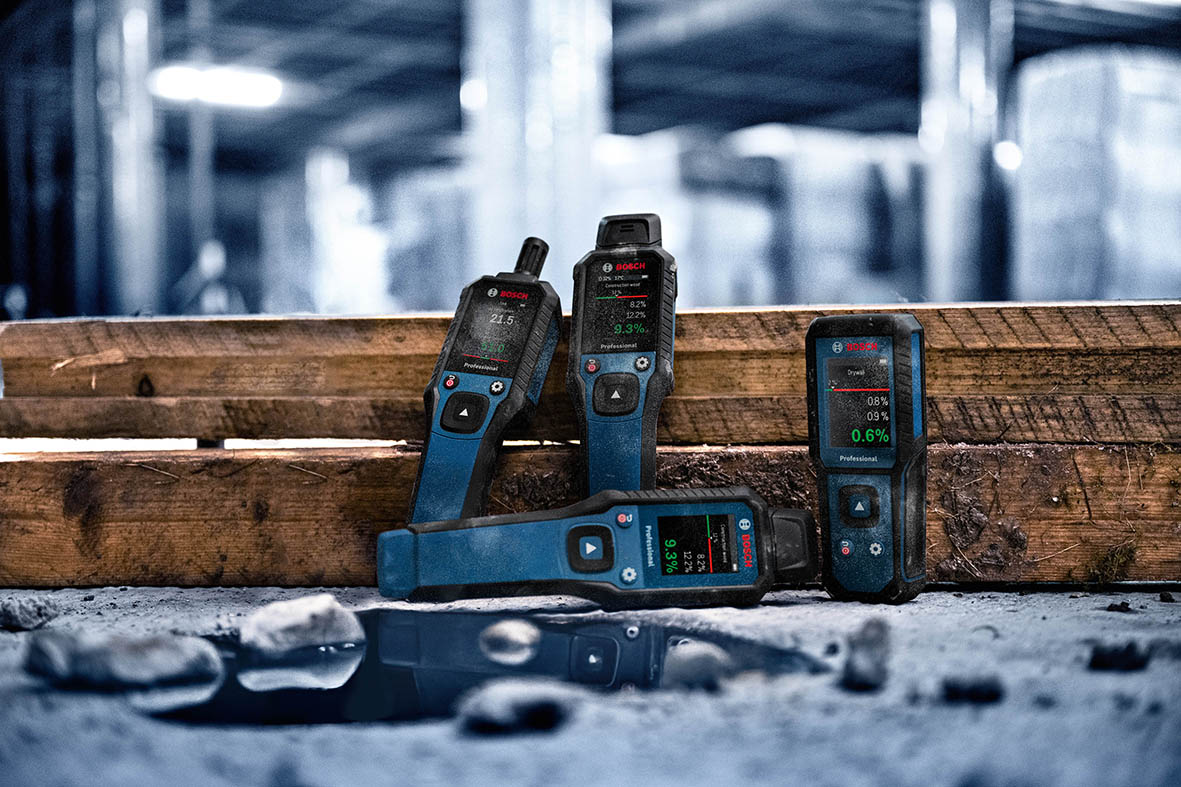Bosch Professional: robust measuring instruments for construction sites