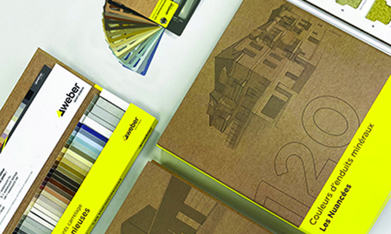 Weber Color Paper Mineral facade coatings: Weber unveils its new range of 120 colors, Les ...