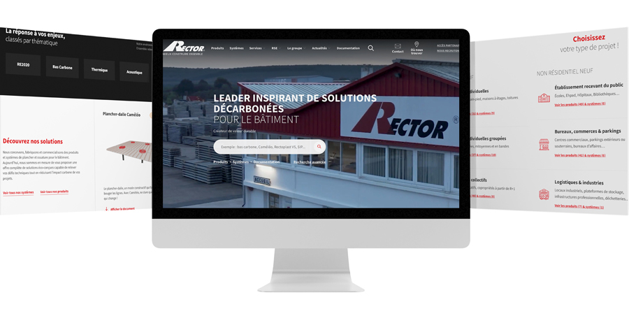 Rector redesigns its website | Batipôle