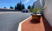 allée de garage goudronnée