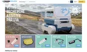 Écran d’une plateforme de recherche de pièces détachées pour camions optimisée par l’IA
