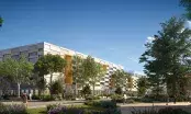 Chantier du CHU de Montpellier avec installation de plafonds hydrauliques réversibles Acosi+