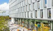 Façade rideau en aluminium illustrant une configuration sur mesure pour un projet spécifique