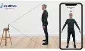Essayer un vêtement de travail en quelques secondes à peine : Mewa a investi dans une application permettant de déterminer avec précision la taille des vêtements. (Photo : Mewa/Esenca)