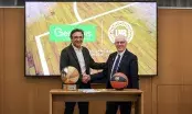Frédéric Ondet, Président du directoire de Gedicoop - Philippe Ausseur, Président de la Ligue Nationale de Basket
