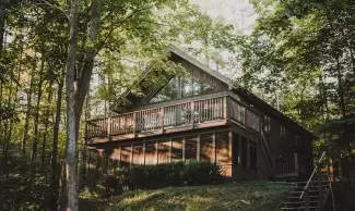 maison en bois