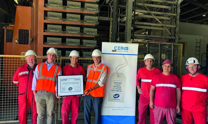 Vue du site Alkern de Roques-sur-Garonne récemment certifié pour sa qualité industrielle