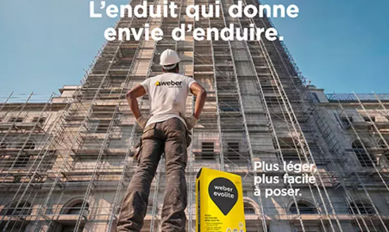Enduit monocouche allégé weber evolite, nouvelle référence à grain fin pour la façade neuve