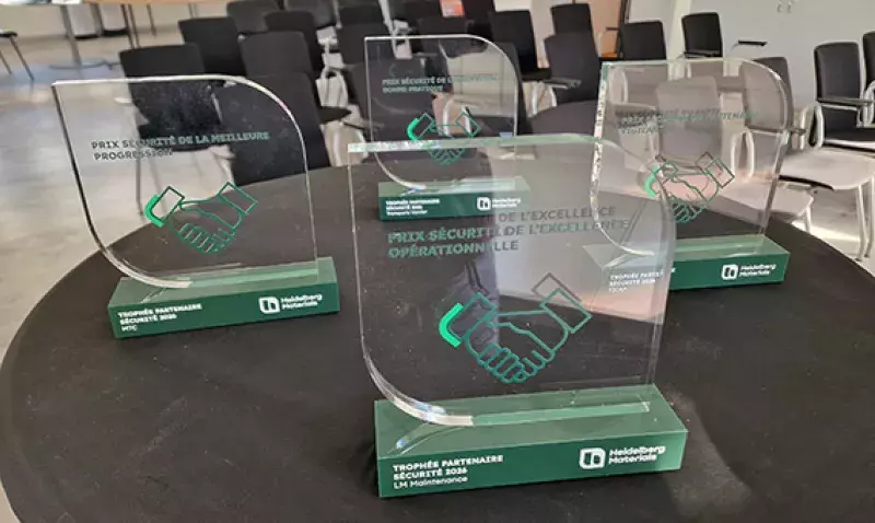 Remise des Trophées Partenaires Sécurité 2026 de Heidelberg Materials France à des entreprises primées