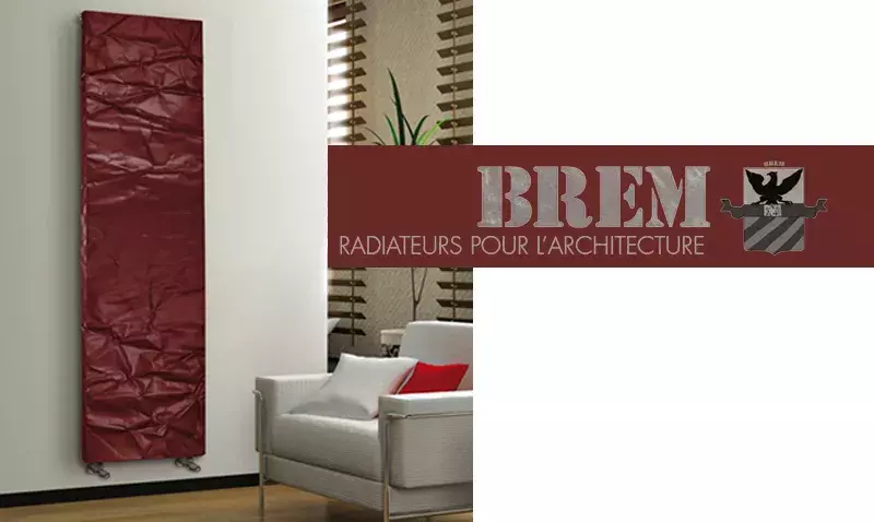 Le radiateur Brem’Art Strop Rosso