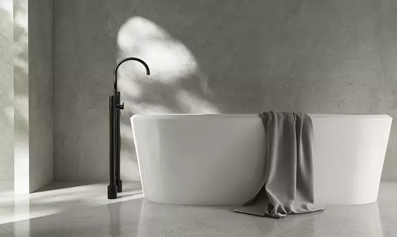 Béton ciré pour salle de bain