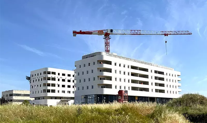Cloison séparative à ossature bois