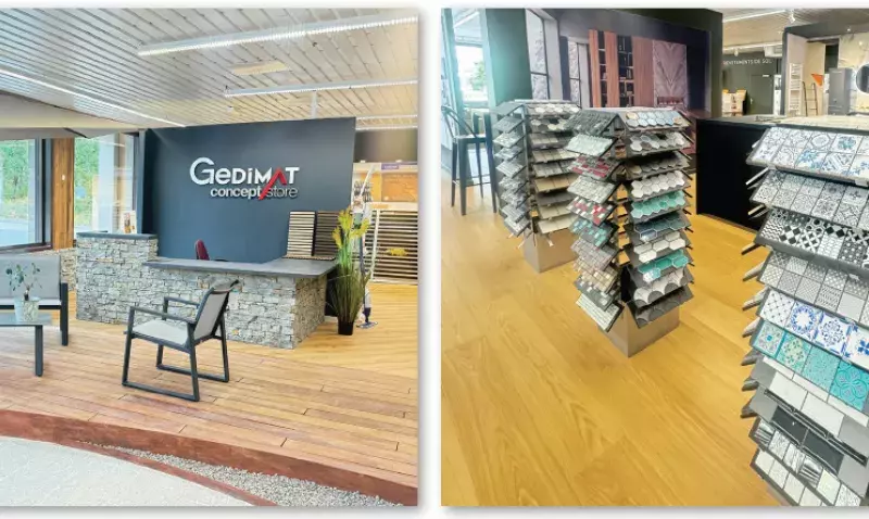 Nouveaux points de vente Gedimat et un Gedimat ConceptStore