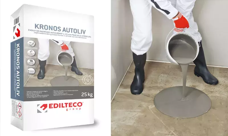 Sac de mortier autolissant KRONOS AUTOLIV d’EDILTECO