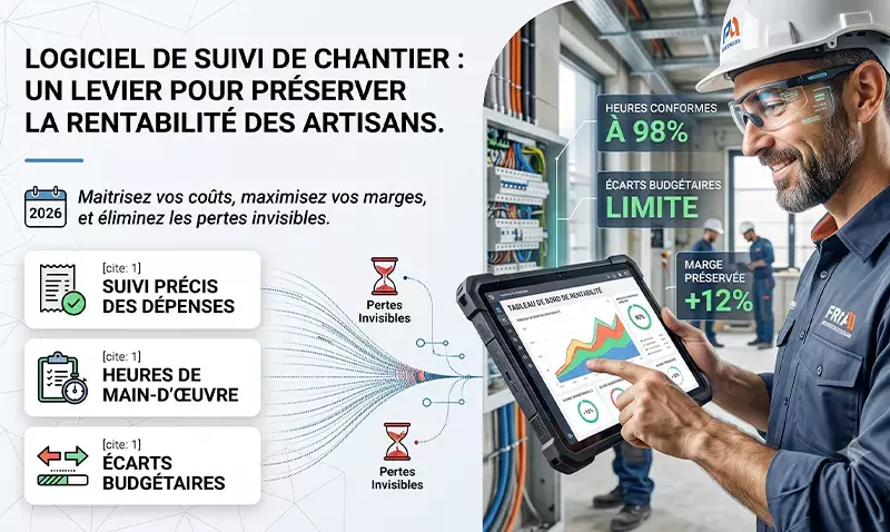 Logiciel suivi de chantier BTP
