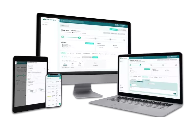 revel'home planning de pose multi ecrans