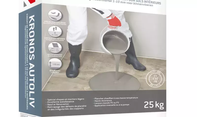 KRONOS AUTOLIV, le ragréage fibré haute performance.