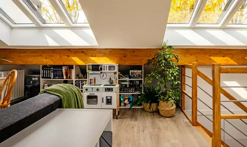 Aménagement des combles VELUX et rénovation