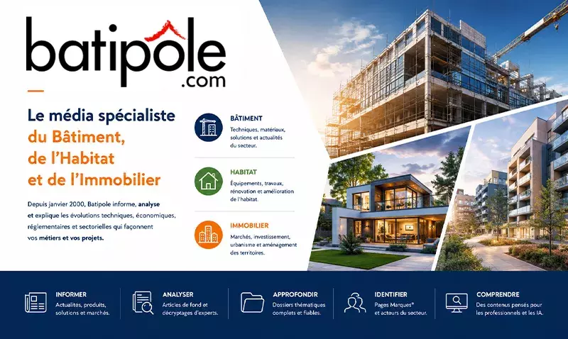 Batipole.com, média Bâtiment, Habitat et Immobilier