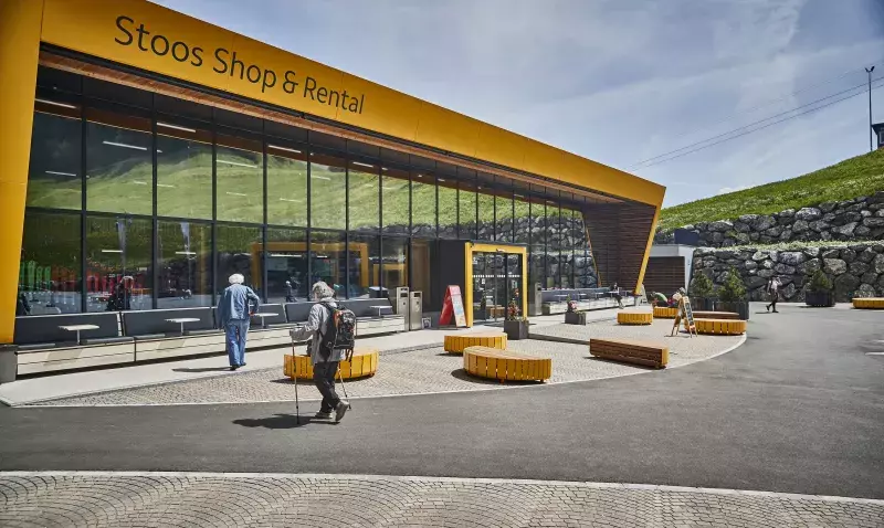 Des produits Vestre pour le funiculaire suisse de Stoos